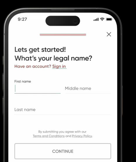 Create Account